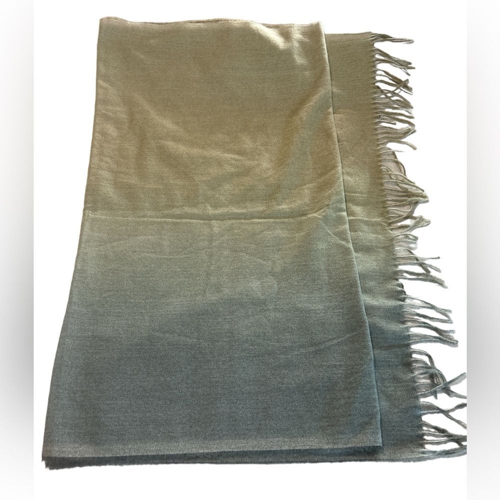 NWT Ombré winter scarf 30” x 68” in green tones. Cold Weather Wrap Scarf